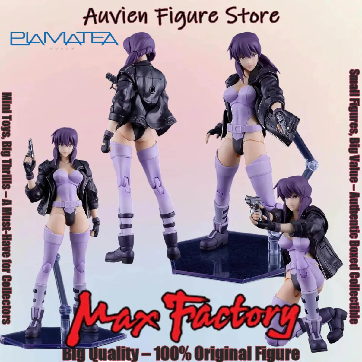 Officially Licensed Max Factory Plamatea Kusanagi Motoko Figure Anime Ghost In The Shell Crossroad Character Model