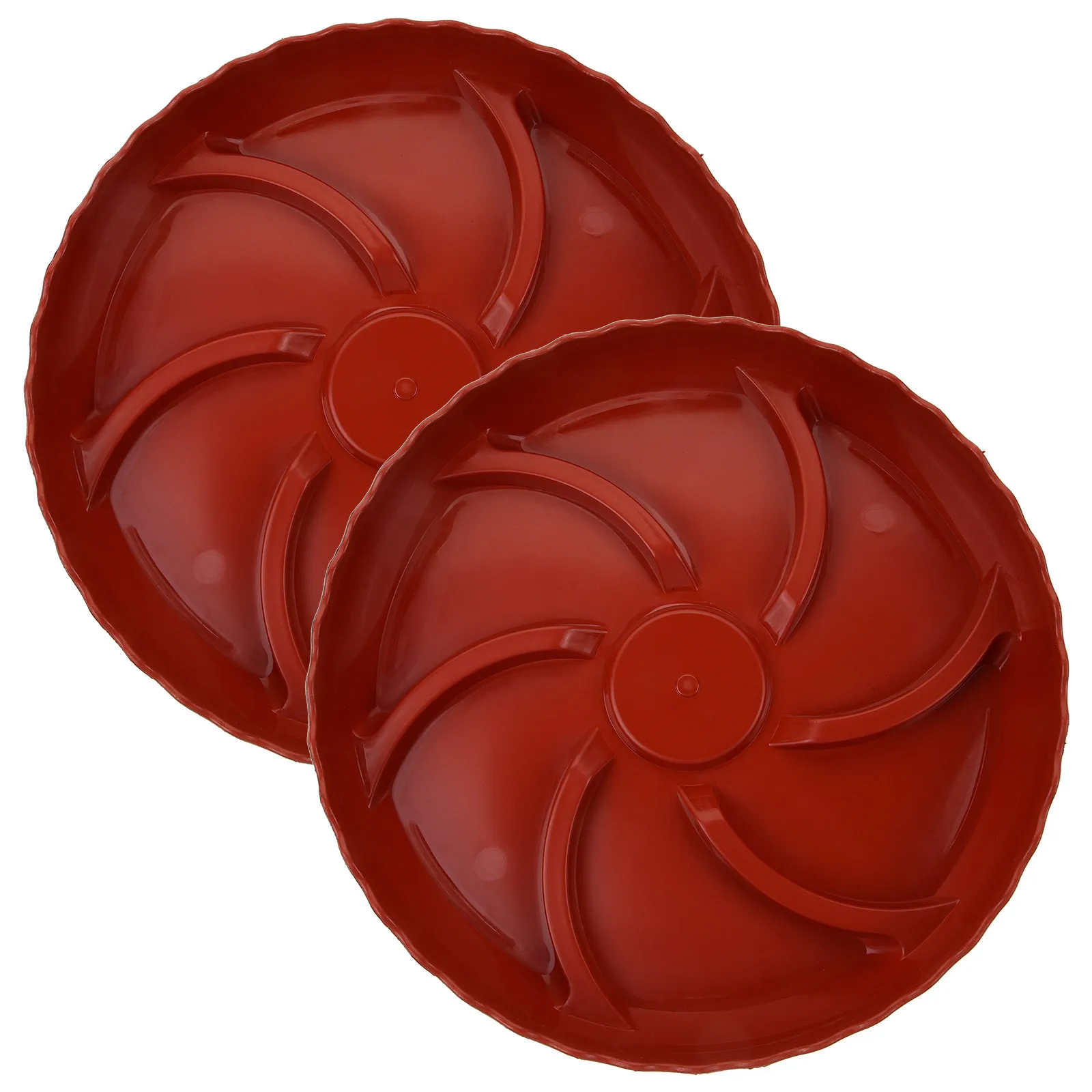 

2Pcs Durable Plant Pot Saucers Round Clear Plastic Tray for Indoor Plants Bonsai Water Catcher Plate Gift Flower Pot Trays