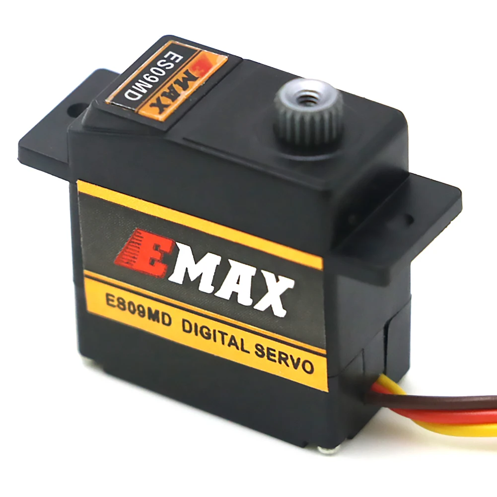 ES09MD EMAX Metal Gear Digital Servo Dual Bearing Swash Plate Servo Fit TREX 450 RC Helicopter Replacement for ES08 Series Servo view 6
