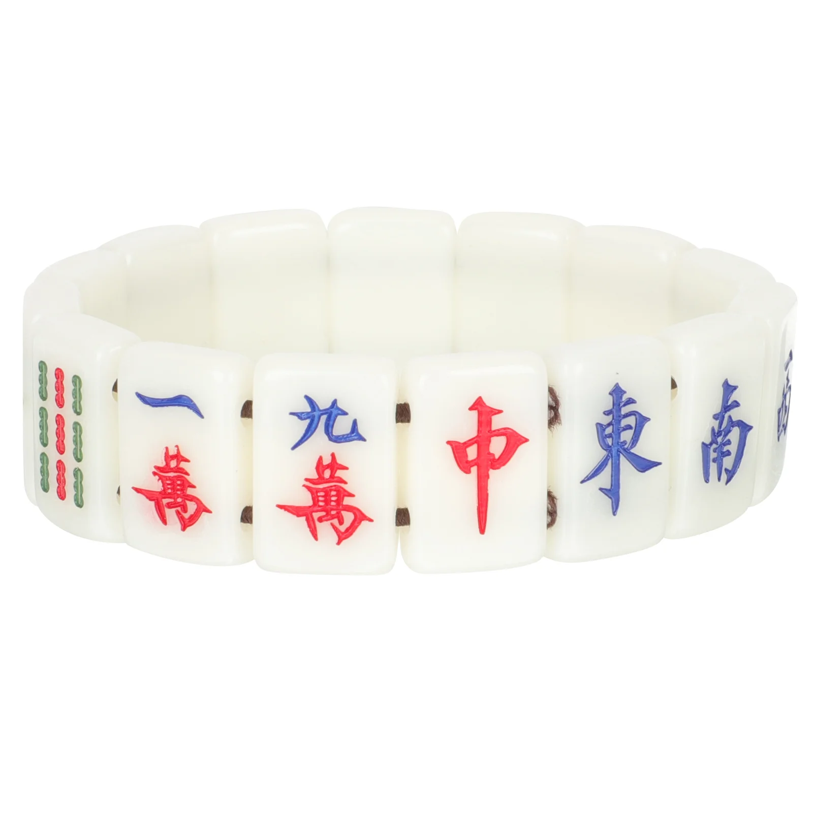 Bracelets for Men Mahjong Couples Wrist Elasticity Jewelries Gift Women Jewelry