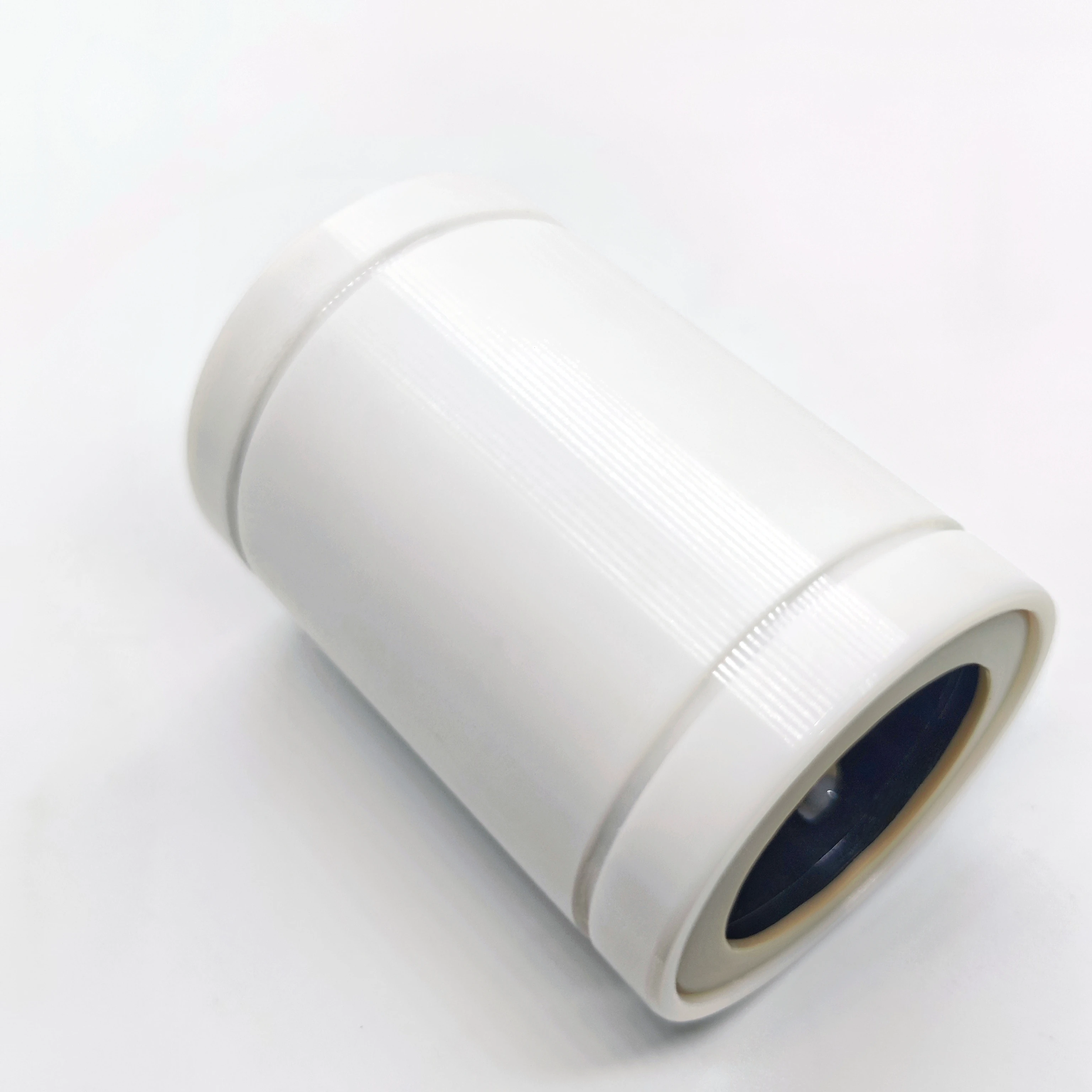 Corrosion-Resistant LM10UU 10*19*29mm All-Ceramic Zirconia Linear Guide Rail Bearing, Zirconia Outer Ring, Nylon Cage