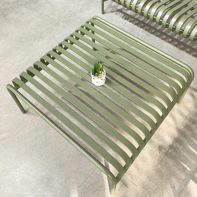High Quality Modern Comfort Outdoor Garden Metal Furniture Aluminum Alloy Sofa Set
