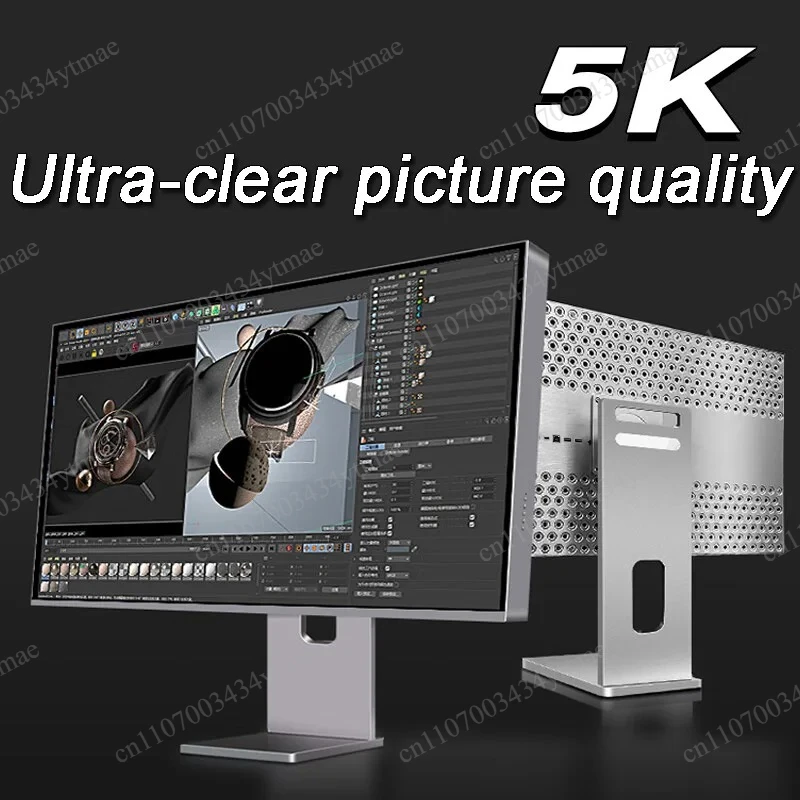 34 Inch 5K Ultra Wide Monitor 21:9 Nano-IPS Curved Screen Low Blue Light 60Hz Aluminum Alloy Hairtail Display