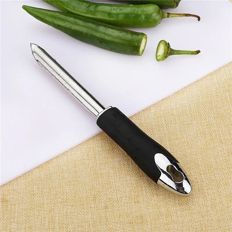 New Portable Pepper Corer Stainless Steel Zucchini Cucumber Core Remover Special Gadget With Kitchen