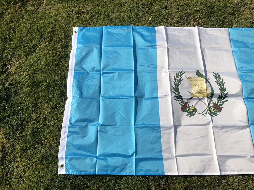 SKY FLAG free shipping 90x150cm Guatemala flag 3x5 Feet Super Poly football FLAG Indoor Outdoor Polyester hanging Flag