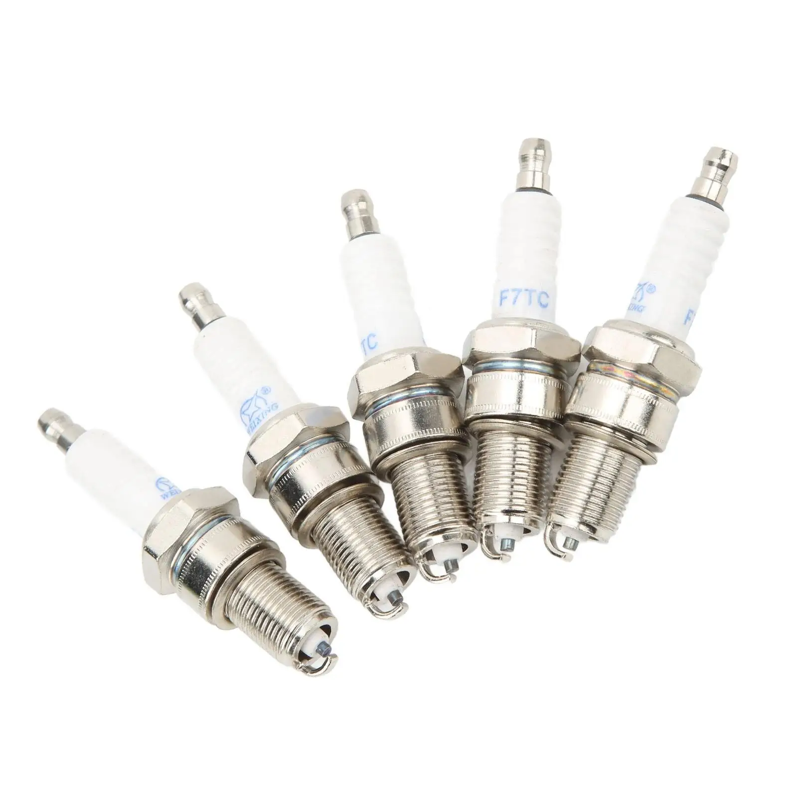 

5PCs Spark Plug F7TC Replacement for Mini Bike for go kart 19 for cc 6.5HP 3000 3500 4500 Power Equipment