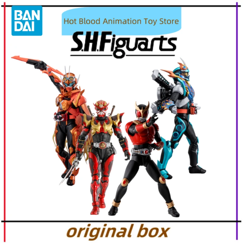 Figura Bandai modelo Kamen Rider figuras de Anime SHF SHINKOCCHOU SEIHOU GOTCHARD KUUGA HIBIKI juguetes coleccionables regalo para chico genuino