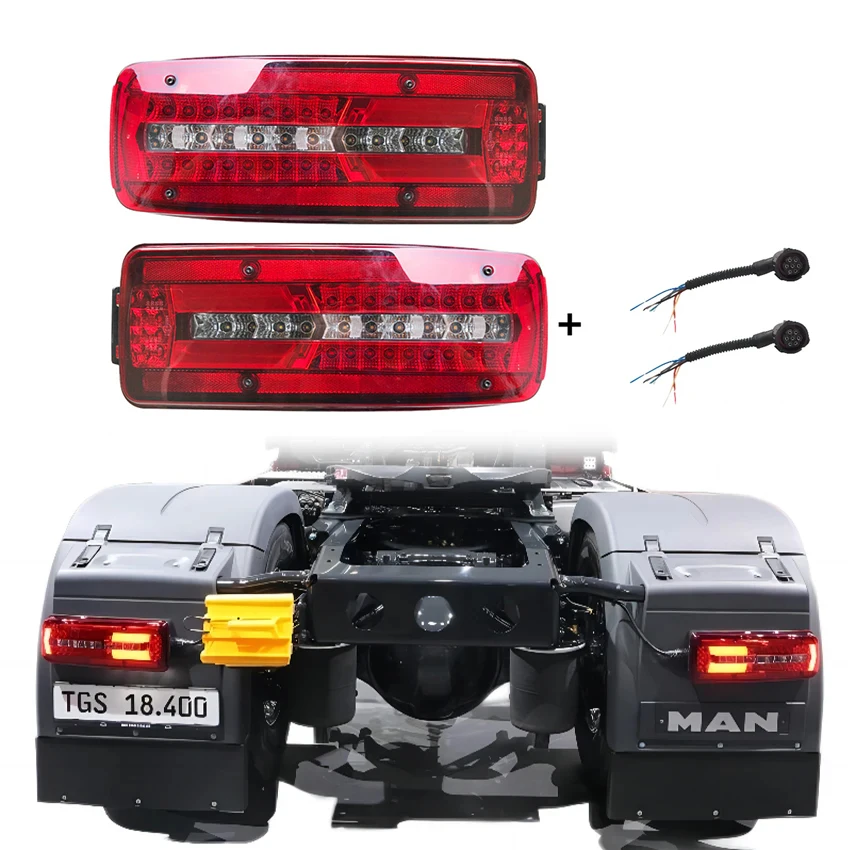 

1x Led Tail Lamp For MAN TGL TGM TGX Truck Rear Led Tail Light Lamp 81252256565 81252256564 81252256568