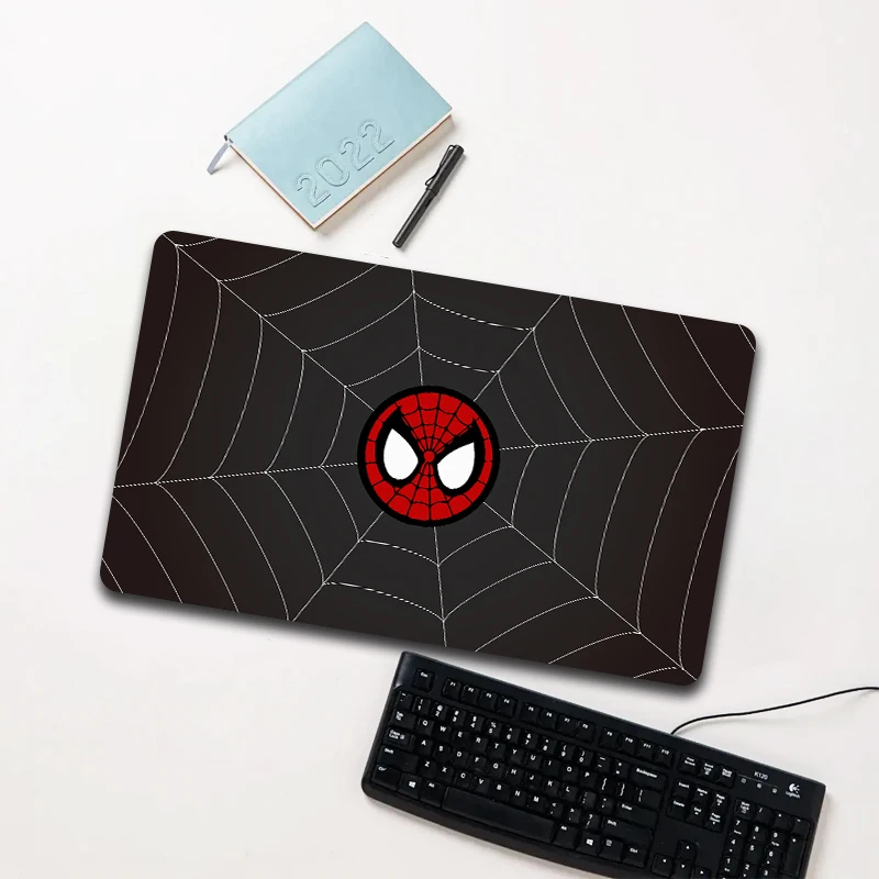 

Marvel Spider-Man Black Web Logo Mouse Pad Large Non-slip Waterproof Desk Mat for Laptop Office