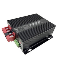 Dual Input DC12V 30A Booster Charger Solar Charger Controller With RV VAN Fridge Power Supply