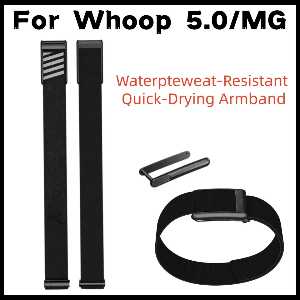 Compatible With WHOOP 5.0 MG Bicep Band Waterproof Quick Dry Adjustable Sport Armband Fitness Tracker Replacement Strap