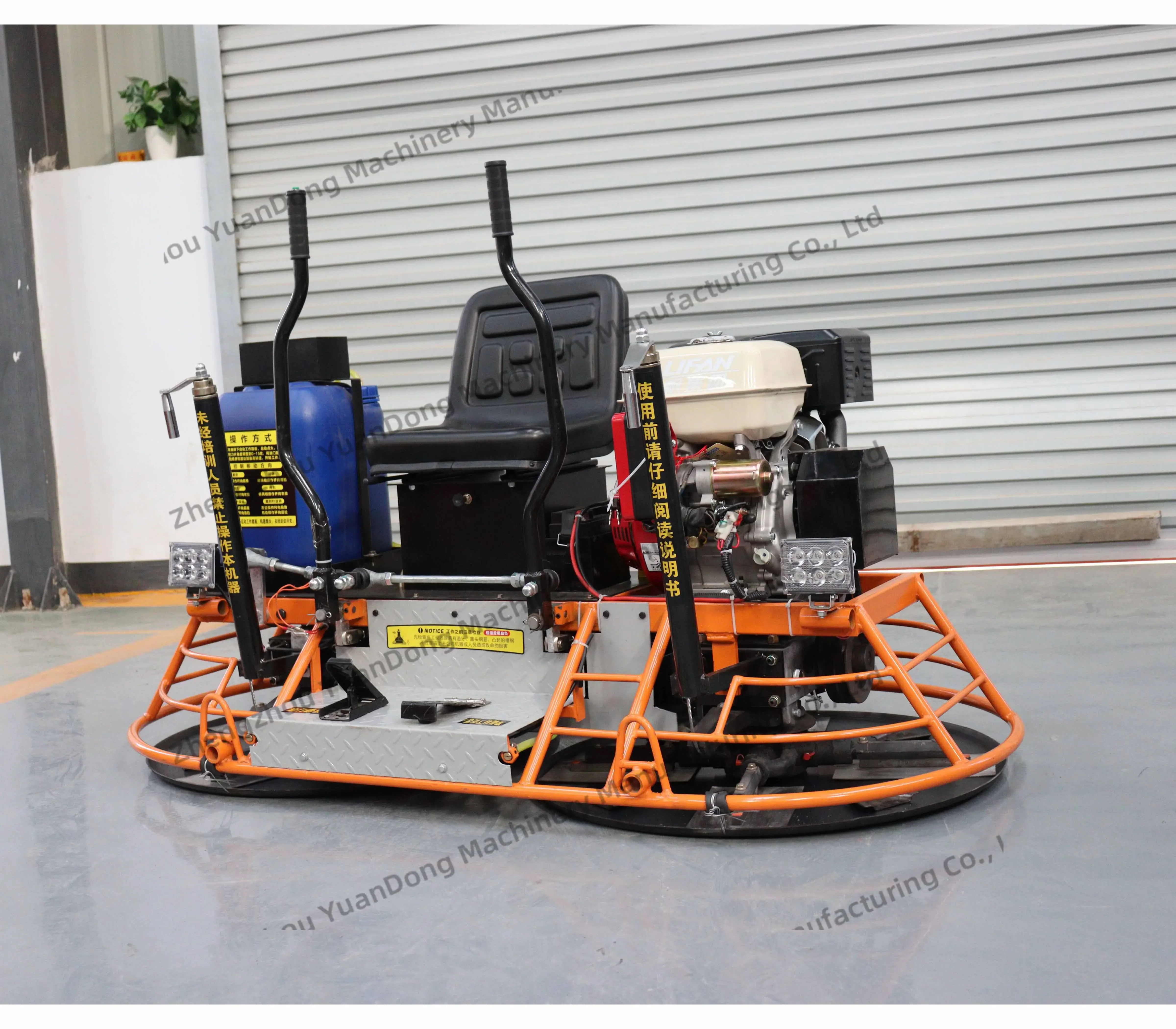 

New Style Ride On Type Concrete Power Trowel Machine Gasoline Driving Type Troweling Machine