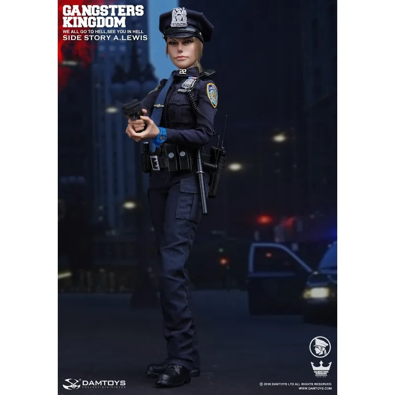 DAMTOYS Echte mobiele pop-serie Originele verhalen Anne Lewis, vrouwelijke politieagent 1/6 afgewerkt beweegbaar model Prachtig speelgoed