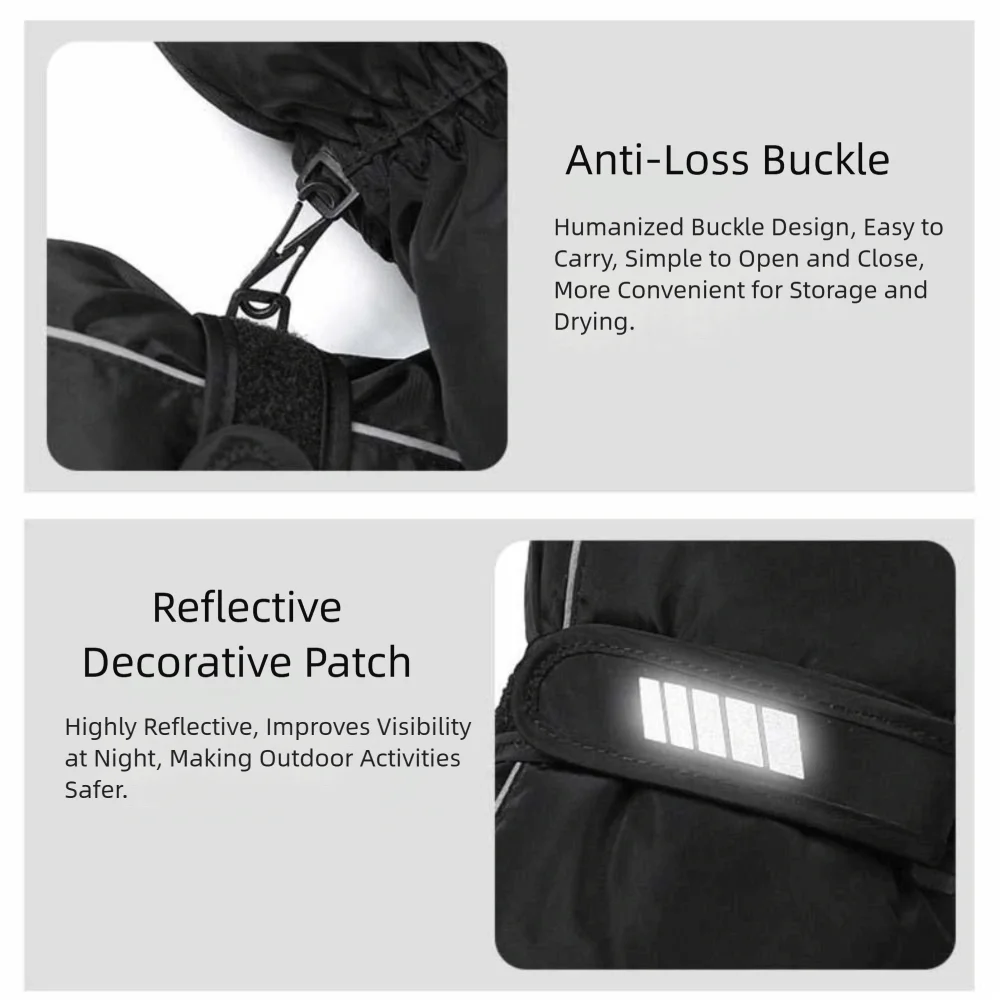 

Подарки Оксфордские зимние теплые перчатки из искусственной кожи с сенсорным экраном, уличные лыжные перчатки, водонепроницаемые ветрозащитные велосипедные теплые хлопковые перчатки для мужчин