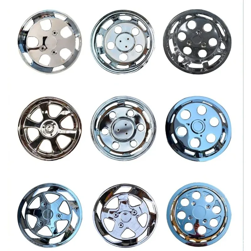 مناسبة لـ Isuzu 17.5 بوصة من الفولاذ المقاوم للصدأ 6 فتحات لتزيين العجلات غطاء محور العجلة
