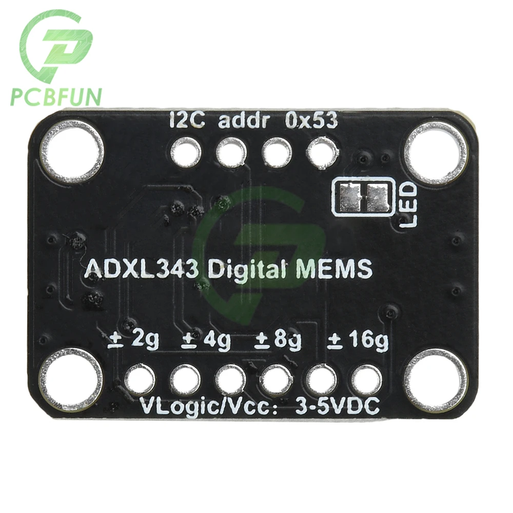 Adxl343 Three-Axis Accelerometer Digital Gravity Sensor Acceleration Module Supports I2C/Spi Communication