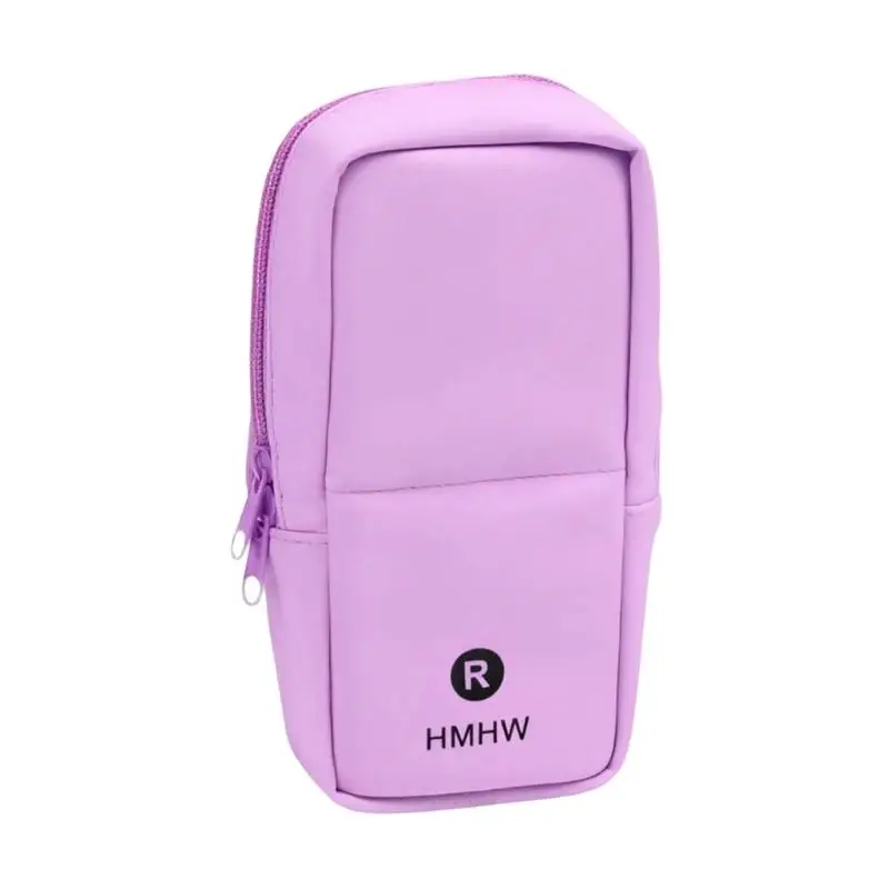 X5XA Standing Makeup Case for Countertop Use with Brush Holders, Separated Cosmetic Storage and Travel Function