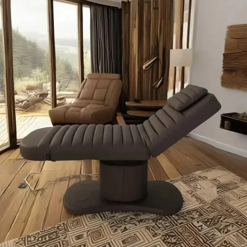 New Arrive Luxury Modern Salon Furniture  Electric Eyelash Facial Bed Cosmetic Beauty Salon Chair for Sales Electric Be