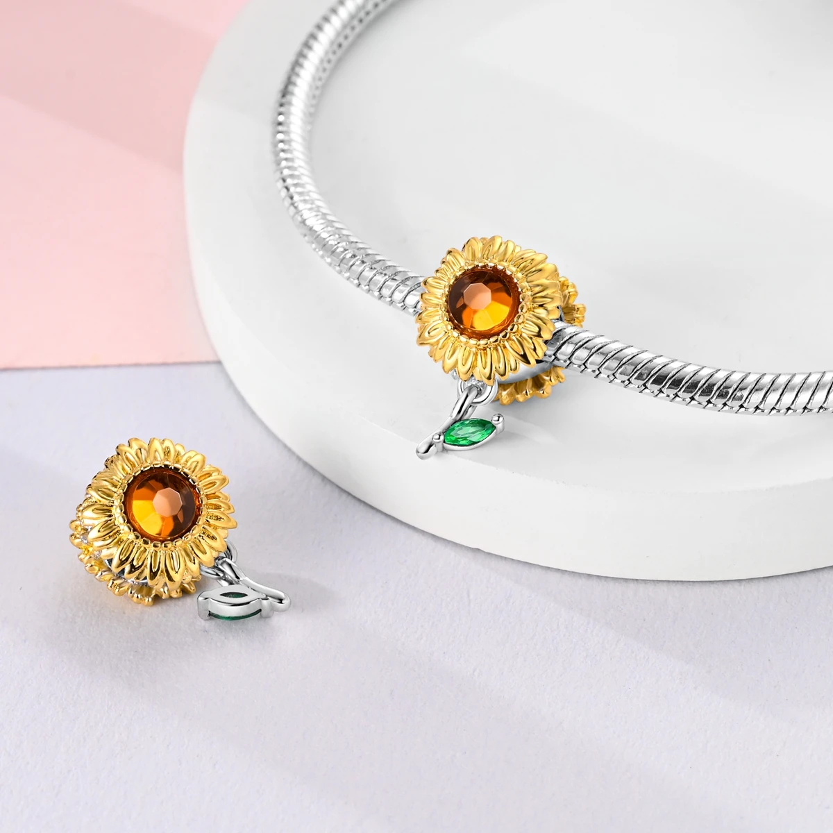 Silver Plated Charms Bananas Water Lily Dragonfly Charm Beads Fit Original Bangle Bracelet Pendants Fine Jewelry Gift