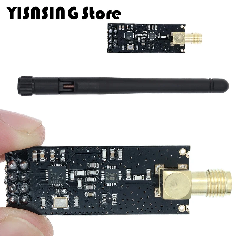 NRF24L01 PA LNA 2.4G Wireless Module 1100-Meter Long-Distance With Antenna