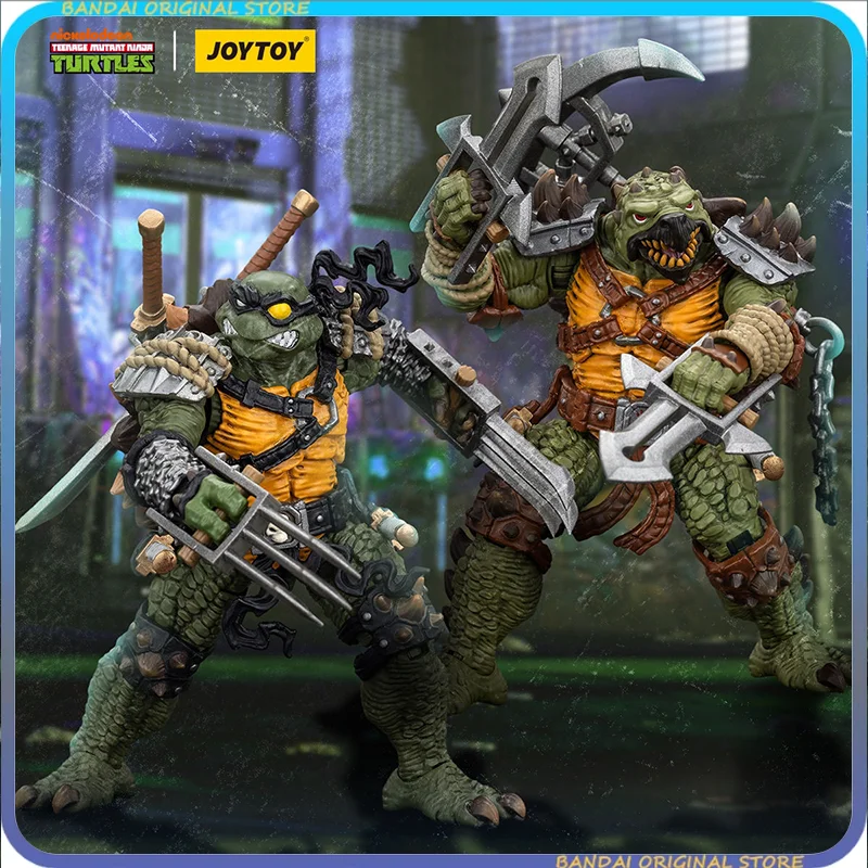 

【Новый продукт】JOYTOY Dark Source Teenage Mutant Ninja Turtles Series Tokka & Rahzar 1:18 Фигурка Коллекционное издание