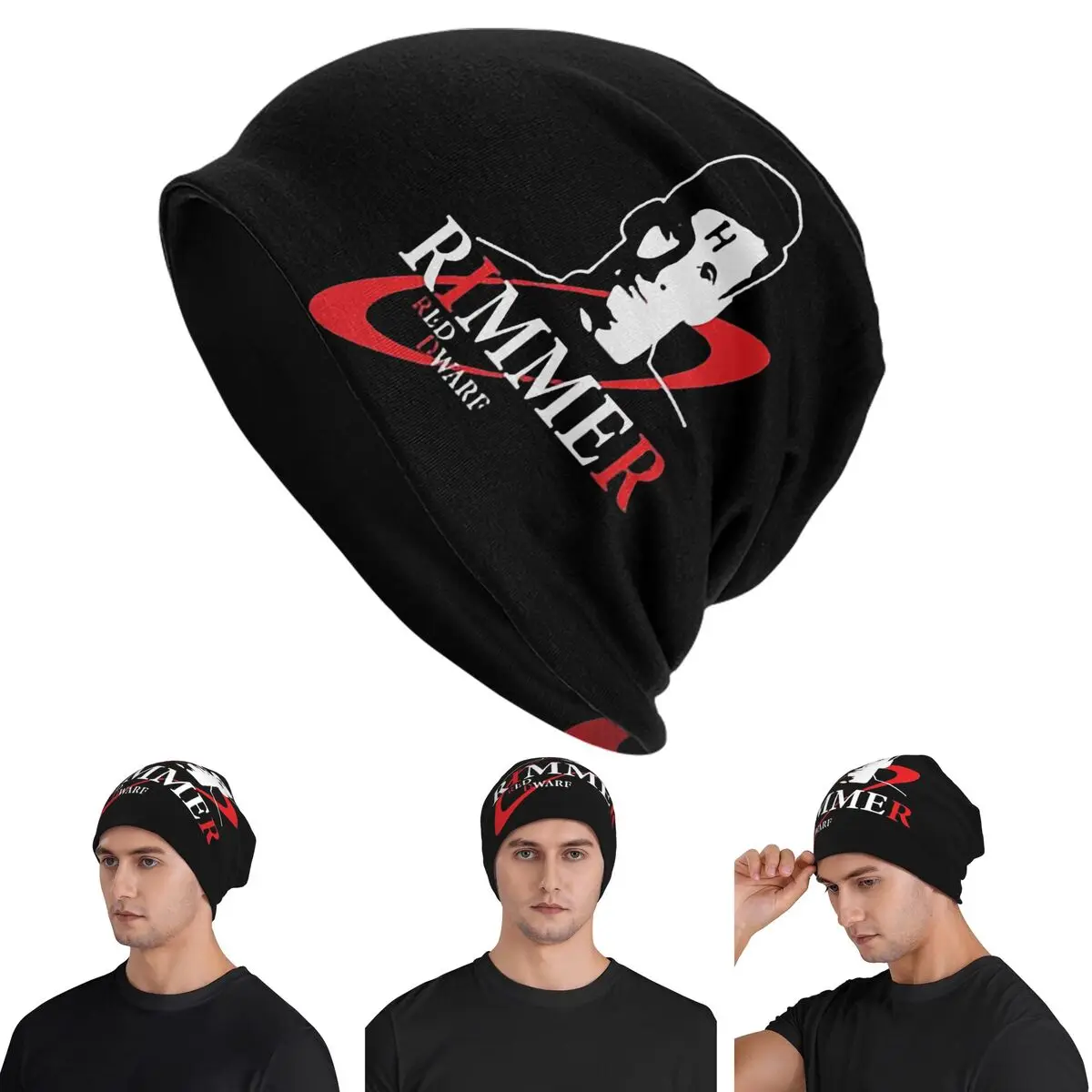 

Arnold Rimmer Red Dwarf Smeg Head Logo Skullies Шапки Шапки Теплые осенне-зимние уличные шапки Вязаные шапки для мужчин и женщин для взрослых
