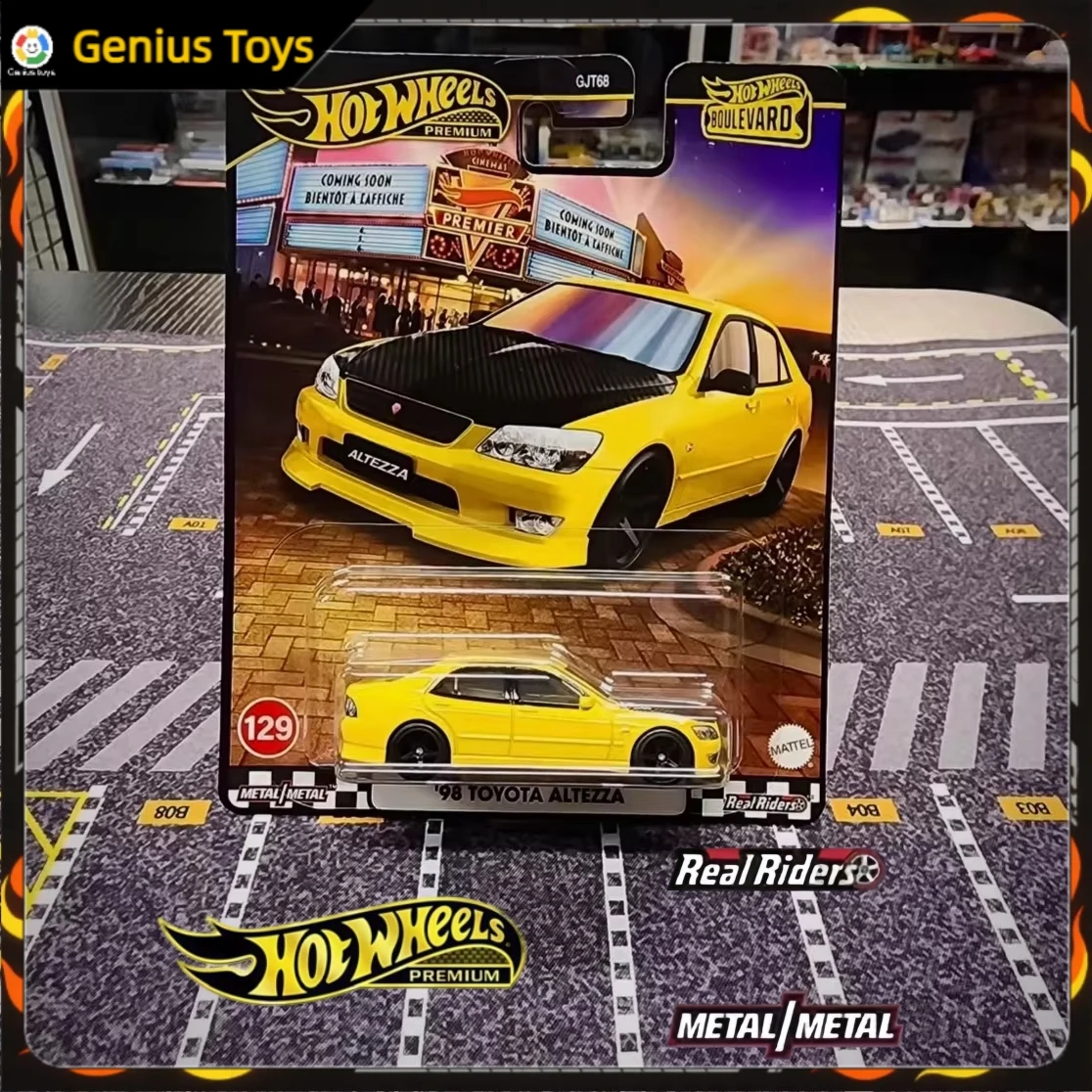 Hot Wheels Premium '98 Toyota Altezza Boulevard 1:64 مقياس يموت الصب تحصيل نموذج سيارة مجموعة سبيكة سيارة لعبة الأولاد هدية