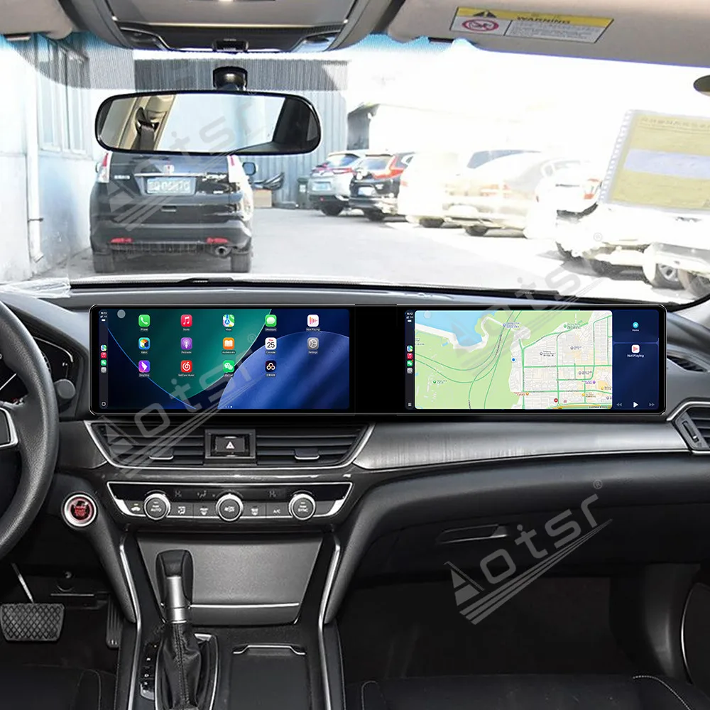 Dual 12.3’’ Android 13 For Honda Insight/Accord 2018-2022 Car GPS Navigation CarPlay HD Screen Multimedia Player Head Unit