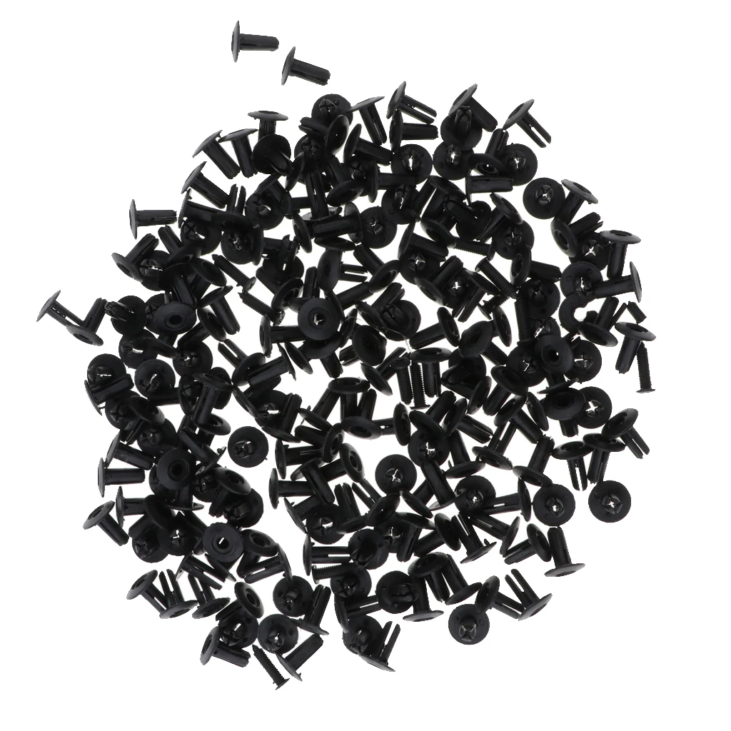 500Pcs Car Door Bumper Fenders Fastener Retainer Rivet Clip