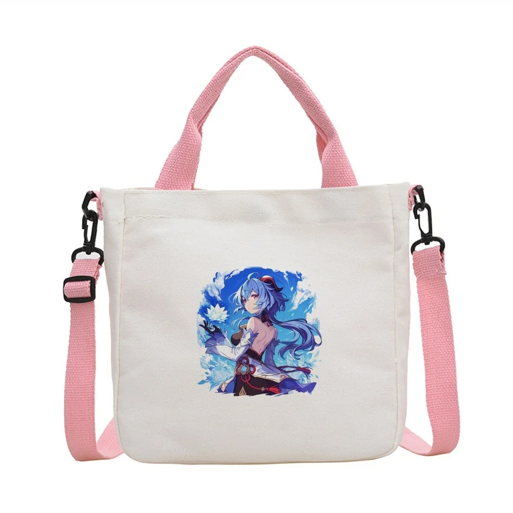 Genshin Impact Furina tote bag personnalisable einkaufstasche y2k reusable grocery femme