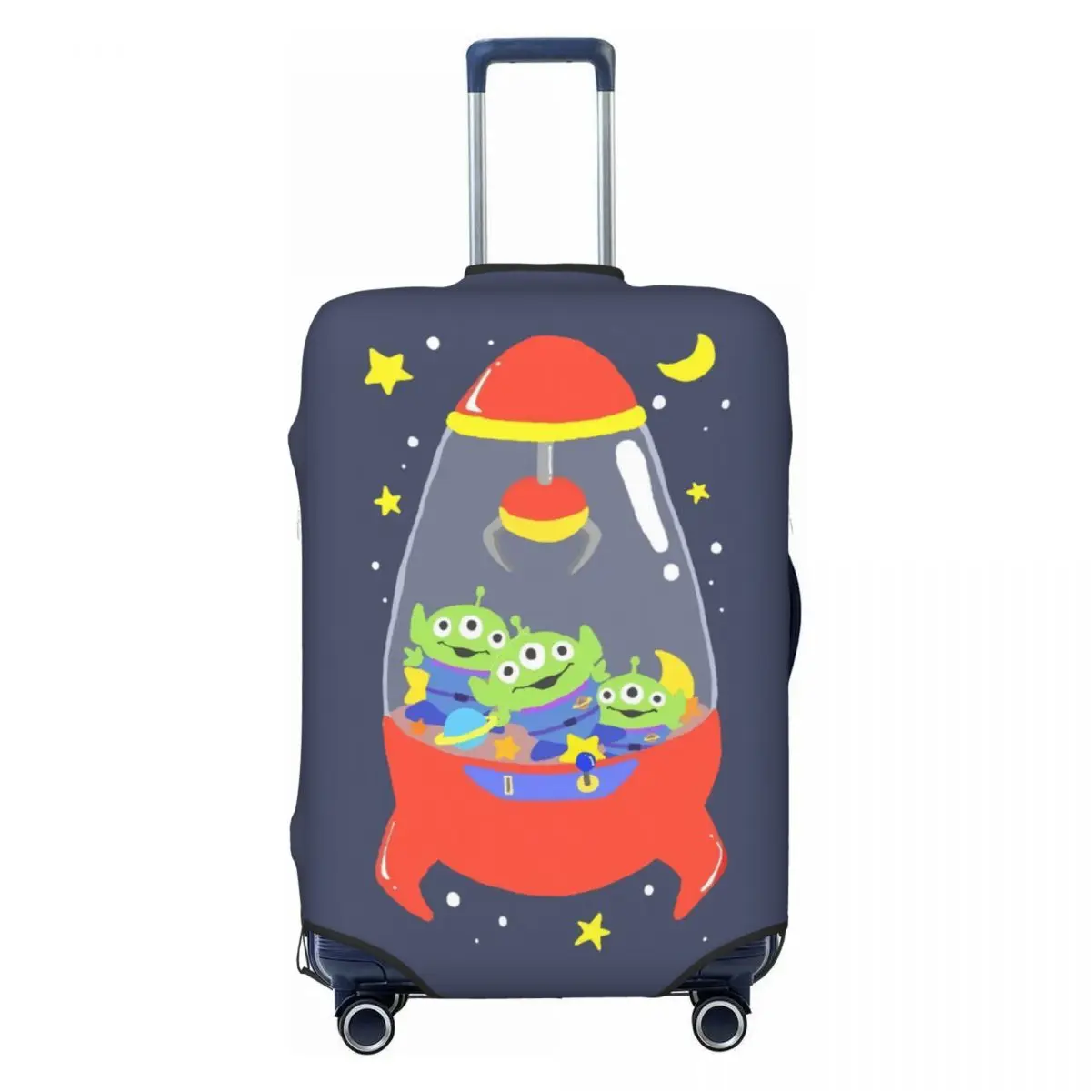 

Toy Story Alien Fan Art Suitcase Cover Washable Animated Luggage Covers Protector for 18-32 inch