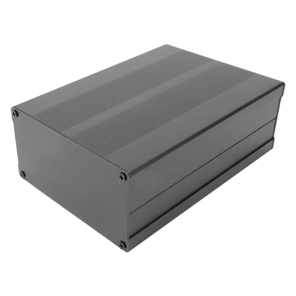 Heat Dissipation 55x106x150mm Aluminum Project Box Split Body Sand Blast Enclosure Case Cooling Case Audio Amplifier
