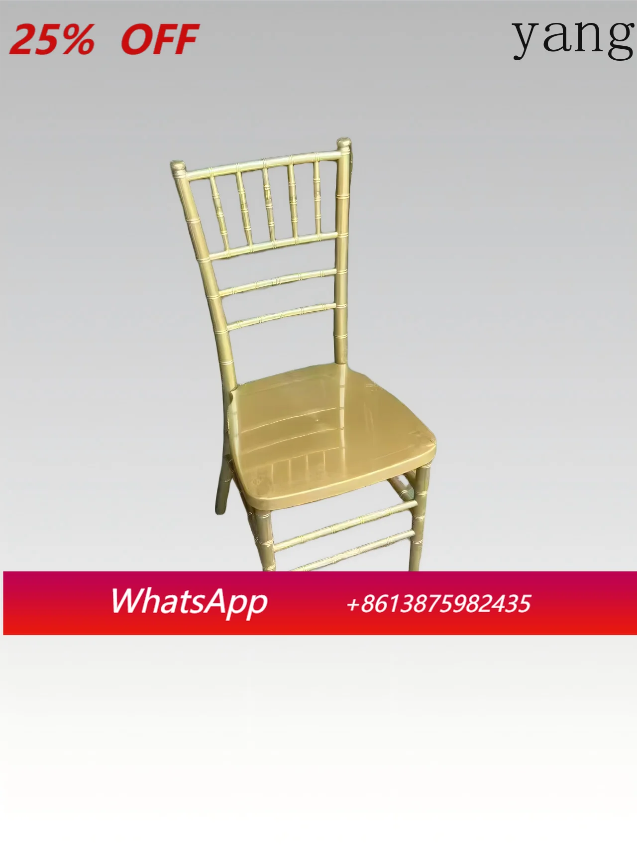 

Best Chiavari-Style Golden Wedding Chairs