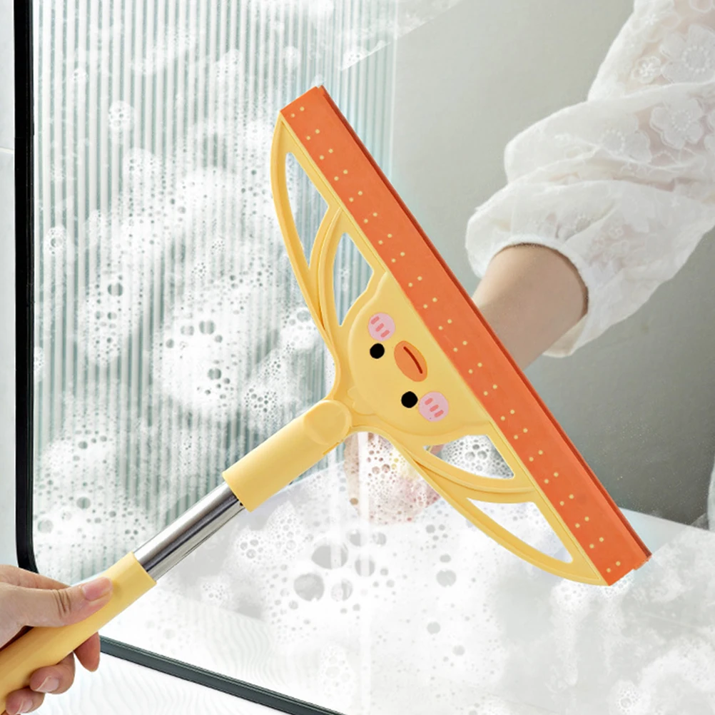 

2pcs Glass Cleaner Squeegee Multi-Functional Window Squeegee For Home Bath Rv Floor Mirror Car Windshield Shower Door Portable