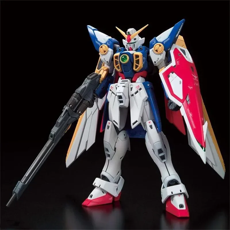 Auf Lager echte Bandai Anime Flügel Gundam RG 1/144 XXXG-01W Montage Modell Anime Action figur Modell Spielzeug Sammler Jungen Geschenke