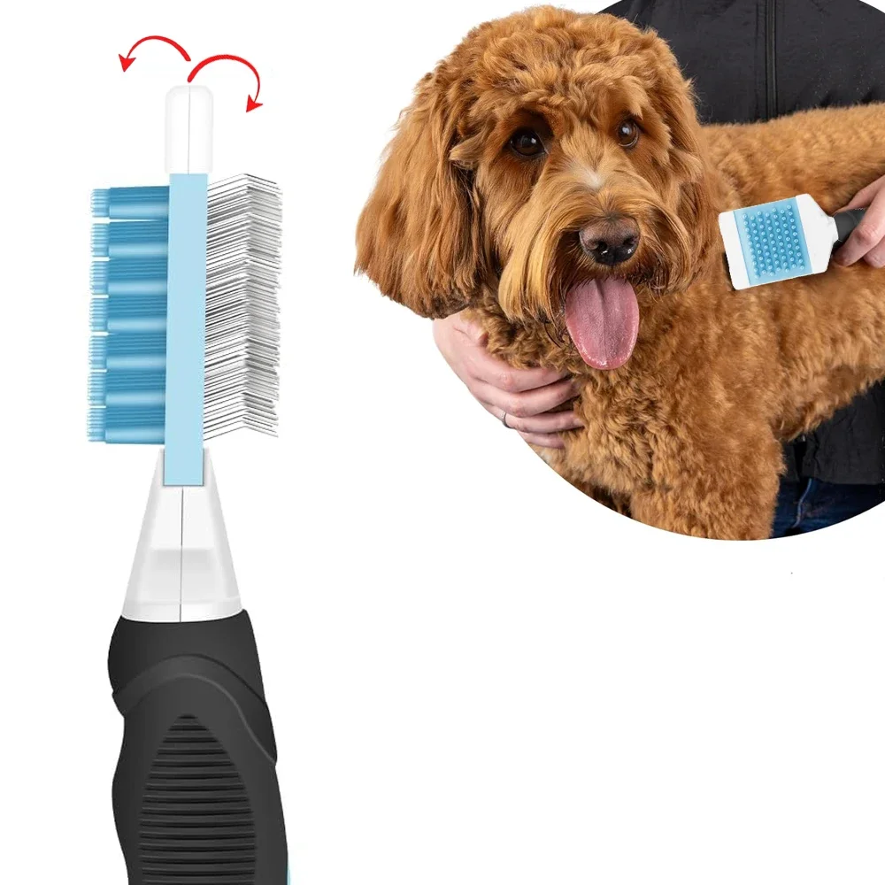 Doodle Brush for Dogs - Dematting Brush for Goldendoodles, Dog Brushes for Grooming Massaging & Dredging, Slicker Brush for Dogs