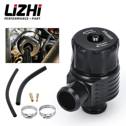 LIZHI Racing Universal 1.8T Turbo Diverter Dump 25mm Blow Off Valve Aluminum for AUDI A3 S3 A4 A6 A8 S4 TT 1.8 20v TURBO 5742BK