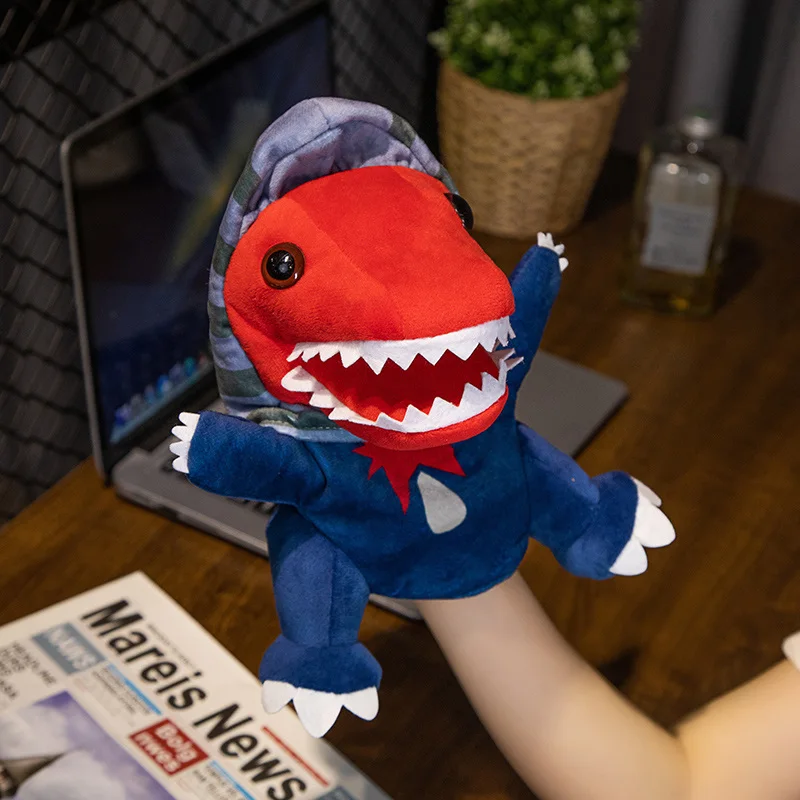 25cm Cute Monster Family Finger Puppet Role Play Educational Toys Hand Puppet Children Storytelling Props