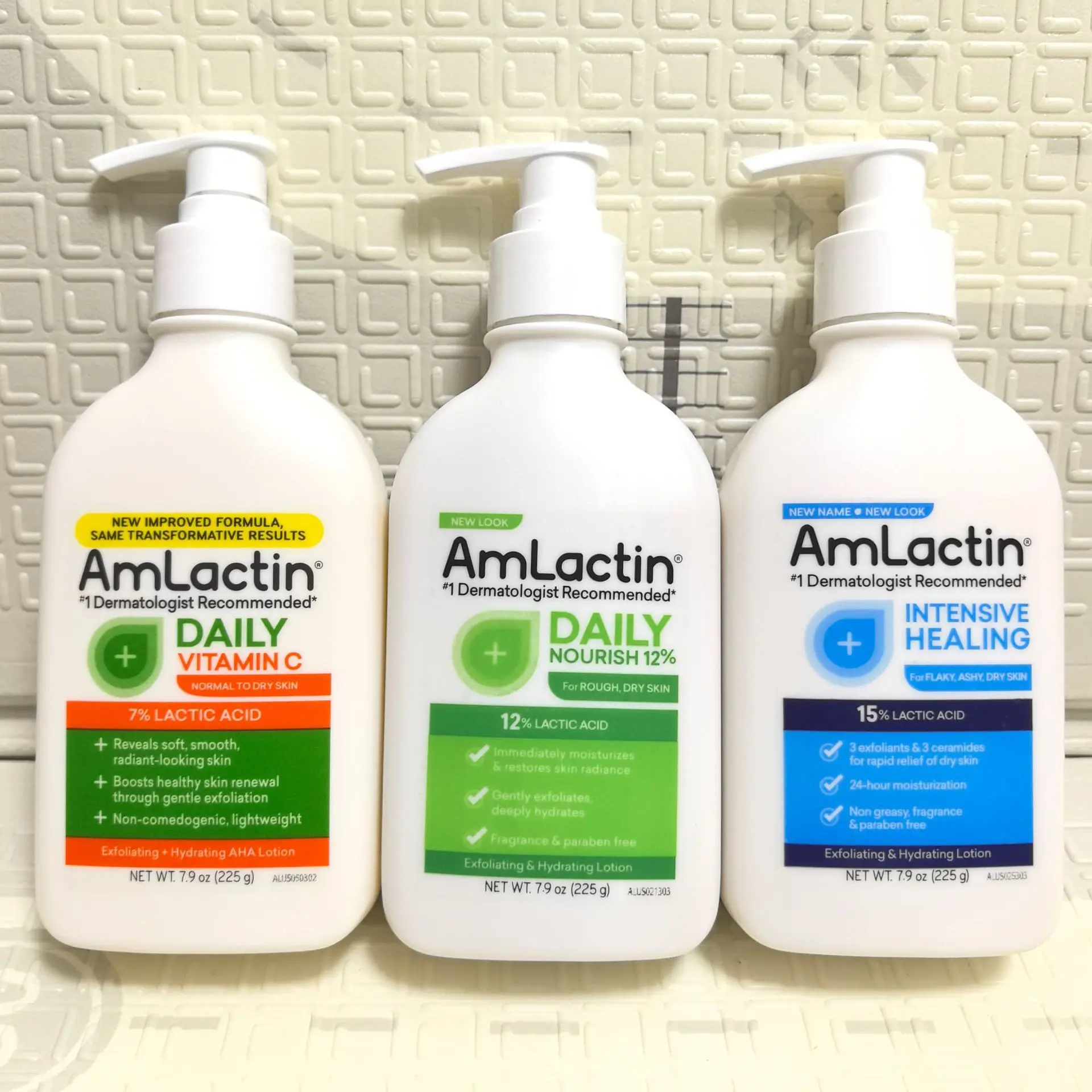 Lotion corporelle AmLactin Daily Nourish à 12 % d'acide lactique – Exfoliante et hydratante, améliore le teint terne pour les peaux sèches avec de la vitamine C 1 Lotion corporelle AmLactin Daily Nourish à 12 % d'acide lactique – Exfoliante et hydratante, améliore le teint terne pour les peaux sèches avec de la vitamine C 1