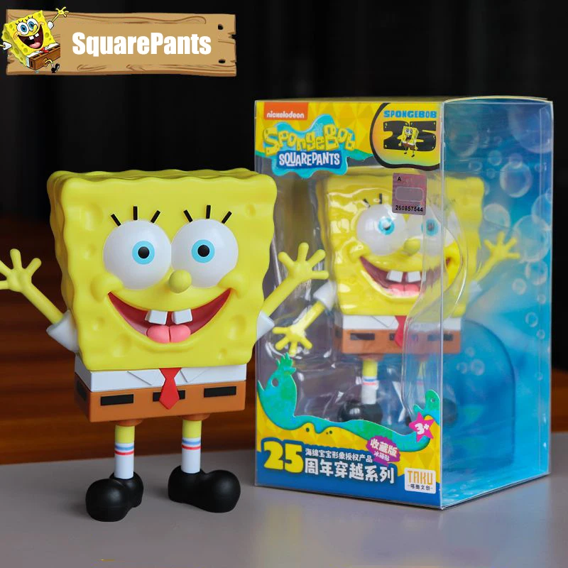 Genuine SpongeBob Patrick Star Collector's Edition Refrigerator Magnet 4 Styles Figure Collection Ornaments Kid's Birthday Gifts