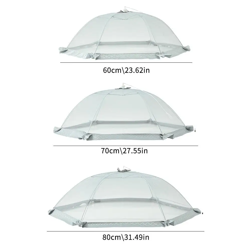 Foldable Food Cover Dining Table Mesh Cover Anti Fly Mosquito Tent Umbrella Picnic Protect Net Kitchen Accessories