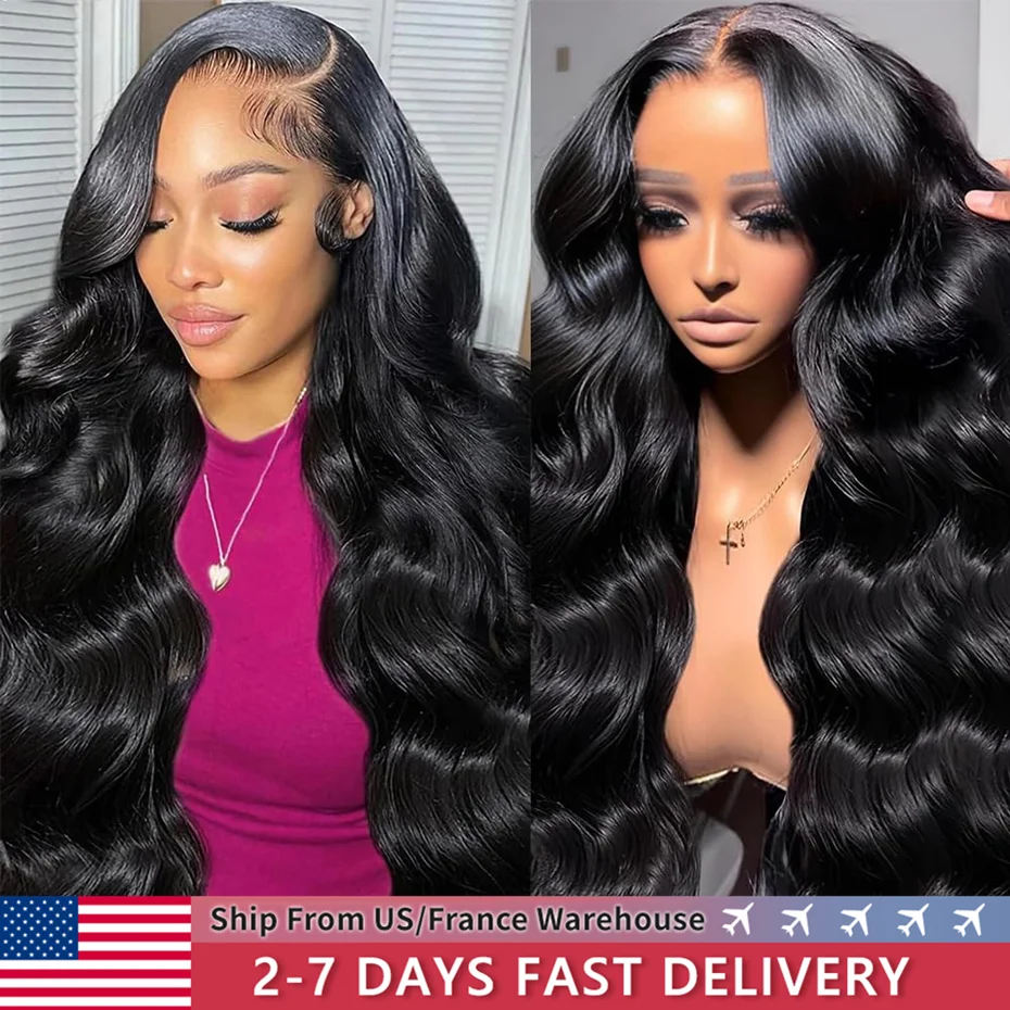 Bling Hair 180 Density 13x6 Body Wave Lace Frontal Human Hair Wig Brazilian 13x4 Lace Frontal Wigs Human Hair For Black Women