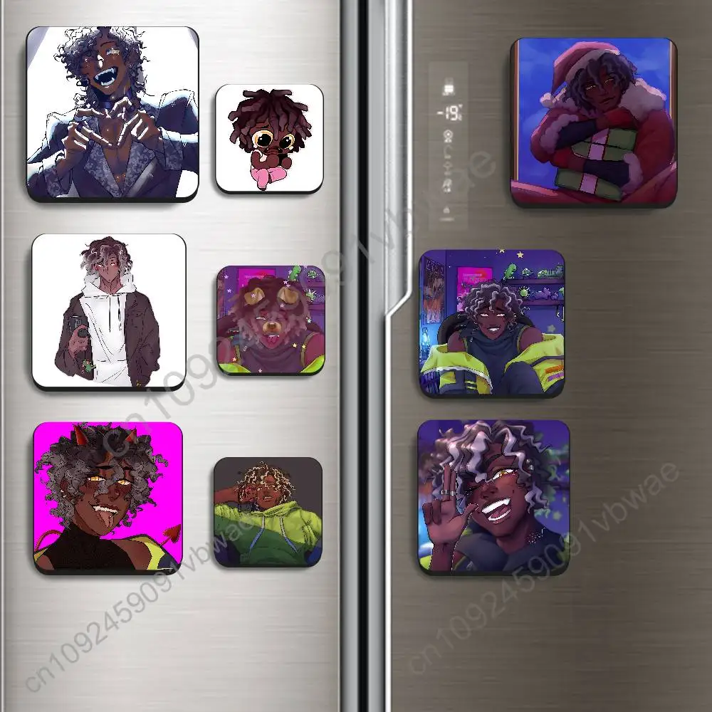 Micah ERROR143 Sensitive inside Yujin Magnetic Sticker Fridge Magnets No Falling Off Fit for Refrigerators All Metal Surfaces