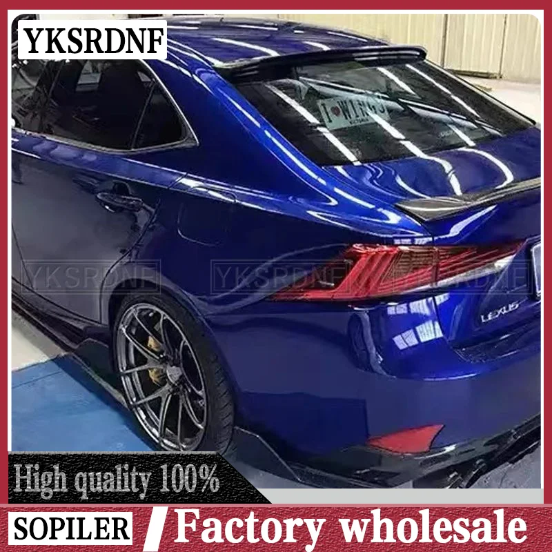 Carbon Fiber Rear Roof Spoiler Fit For Lexus IS IS250 IS300 IS350 2013 2014 2015 2016 2017