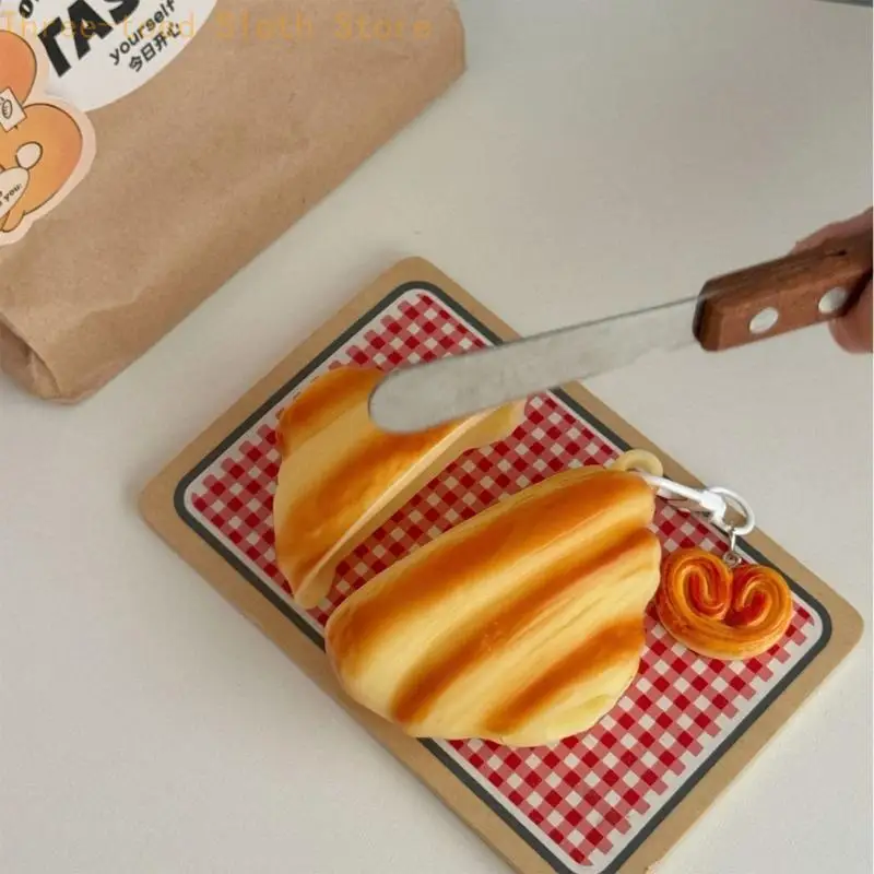 Einzigartige Croissant-förmige Ohrhörer-Hülle aus flexiblem Silikon mit abnehmbarem Clip für pro3 E74A – Detail 4
