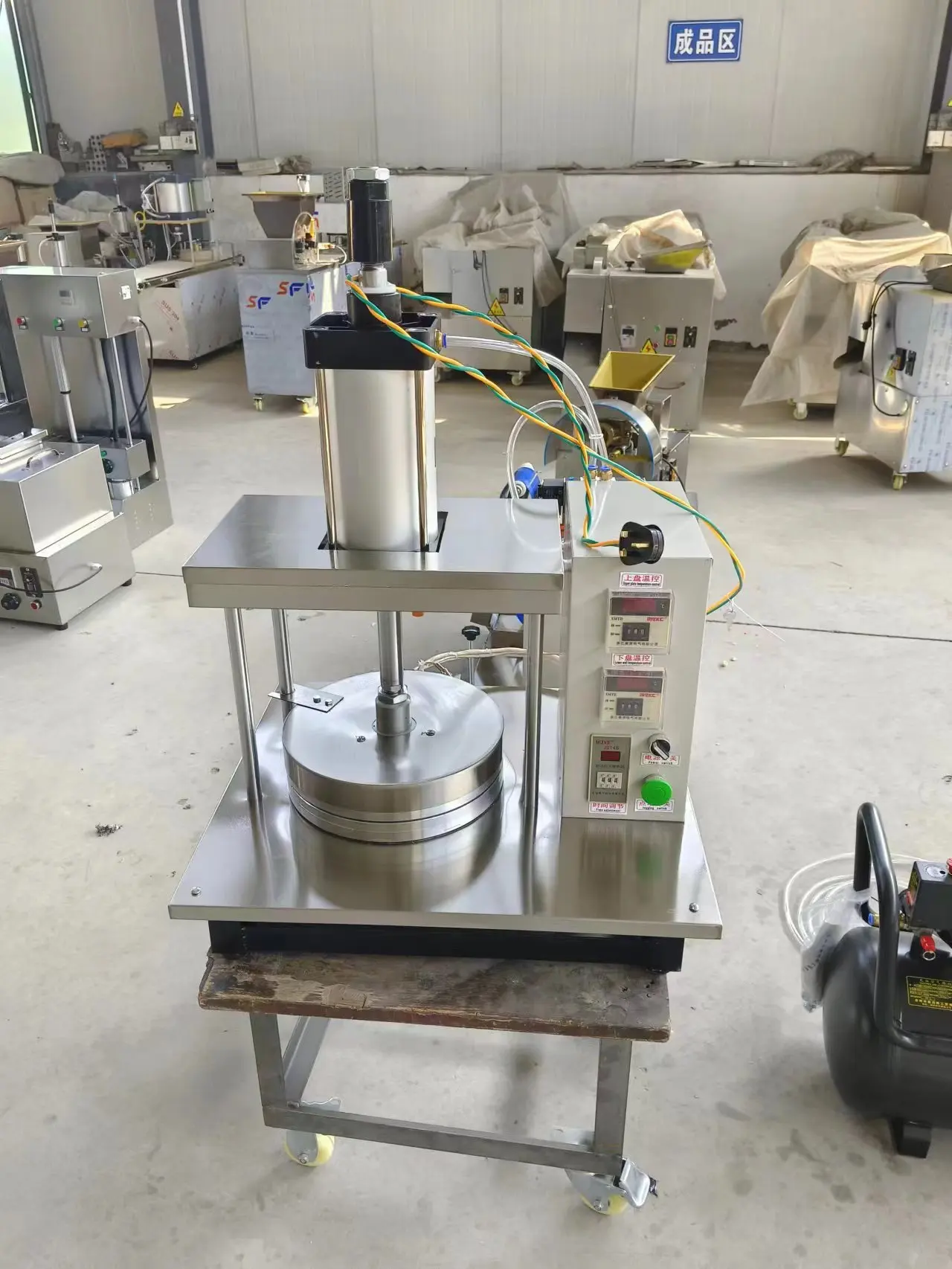 Flatbread machine Dough making Wonton Pasta wrapping paper making machine Pancake pressing Wonton machine