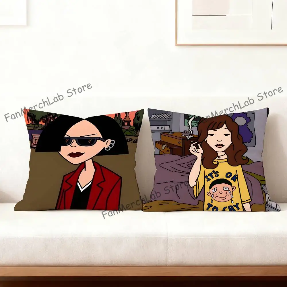 Daria Cool Girl Fashion Pillow Case Ultra Soft Skin Friendly Fabric Cloud Like Comfort & Concealed Zipper