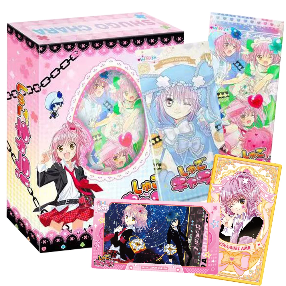 

Shugo Chara Magical Girl Collection Cards Anime Protagonist Lovely Pretty Exquisite Original Painting Metal Cards Christmas Gift