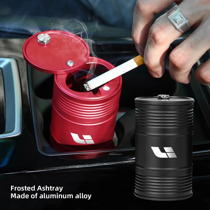 

Car Interior Aluminum Alloy Ashtray Cigarette Ash Holder Cup Auto Accessories For Leading Ideal LiXiang L9 L8 L7 L6 i8 ONE MEGA