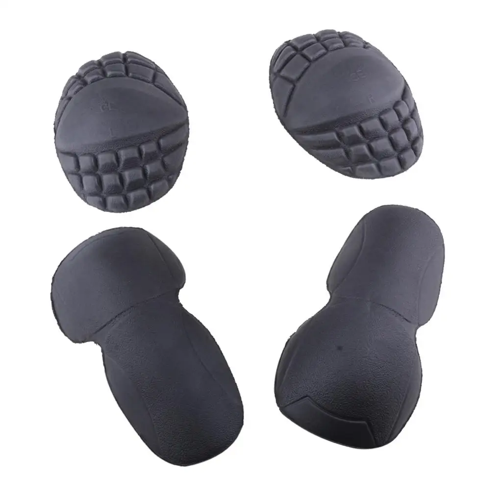 

4x Shoulder and Elbow Pads Riding Protector Easy to Clean Riding Gear EVA